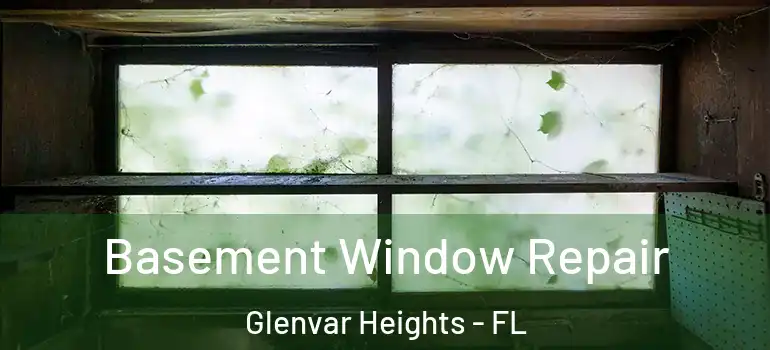 Basement Window Repair Glenvar Heights - FL